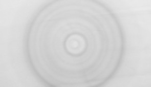 spinning drone blends in with white background