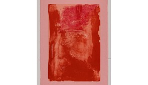 Helen Frankenthaler (American, 1928 - 2011), Divertimento, 1983. Lithograph on paper, 37 1/2 x 27 1/4 in. Mary and Leigh Block Museum of Art, Northwestern University, gift of the Helen Frankenthaler Foundation, 2023.24.6. Copyright 2024 Helen Frankenthaler Foundation, Inc. / Artists Rights Society (ARS), New York / Multiples, Inc., New York
