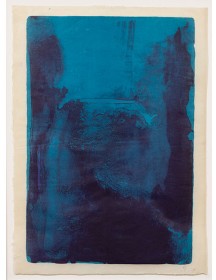 Helen Frankenthaler (American, 1928 - 2011), Divertimento, working proof 6, 1983. Lithograph on paper, 37 3/4 x 28 ¼.
Mary and Leigh Block Museum of Art, Northwestern University, gift of the Helen Frankenthaler Foundation, 2023.24.12. Copyright 2024 Helen Frankenthaler Foundation, Inc. / Artists Rights Society (ARS), New York / Multiples, Inc., New York.