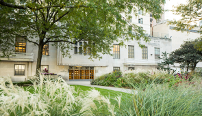 Since the fall of 2021, Wirtz Center Chicago, located inside Abbott Hall at 710 N. Lake Shore Drive, has presented new, professional works by visiting artists and ensembles. Photo: Justin Barbin.