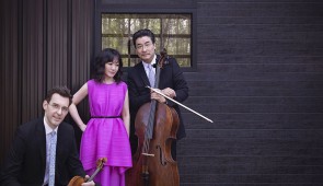 The Horszwoski Trio makes its Winter Chamber Music Festival debut Friday, Jan. 20, 2023, 7:30 p.m. at Bienen School of Music. The trio presents the Chicago premiere of their “Fantasiestücke Project.” Credit: Lisa-Marie Mazzucco.