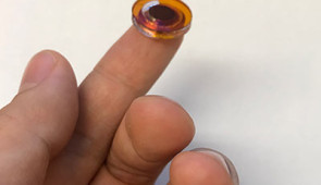 A single actuator balanced on a fingertip.