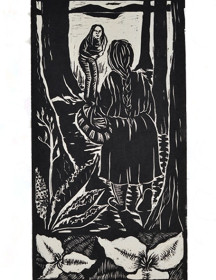 "Lonely Woman Gives Pain Relief and Finds Friendship, (Trillium)" by Gabriella Boros