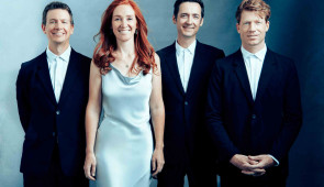 The Calder Quartet explores a broad spectrum of repertoire, striving to fulfill the composer’s vision with every performance. The group will return to Bienen School on Jan. 14, 2024 as part of the Winter Chamber Music Festival. Photo courtesy of Colbert Artists Management, Inc.