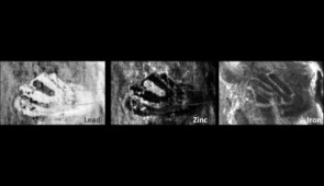 Distribution maps of lead, zinc and iron elements reveal the presence of a hidden hand beneath the visible surface of La Miséreuse accroupie. © Northwestern University/Art Institute of Chicago Center for Scientific Studies in the Arts (NU-ACCESS)