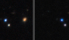 This sequence of images shows the fading light of the supernova SN 2025kg, which followed the fast X-ray transient EP 250108a, a powerful blast of X-rays that was detected by Einstein Probe (EP) in early 2025. Using a combination of telescopes, including the International Gemini Observatory, funded in part by the U.S. National Science Foundation and operated by NSF NOIRLab, and the SOAR telescope at Cerro Tololo Inter-American Observatory in Chile, a Program of NSF NOIRLab, a team of astronomers studied the evolving signal of EP 250108a/SN 2025kg to uncover details about its origin. Their analysis reveals that fast X-ray transients can result from the ‘failed’ explosive death of a massive star.