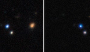 This sequence of images shows the fading light of the supernova SN 2025kg, which followed the fast X-ray transient EP 250108a, a powerful blast of X-rays that was detected by Einstein Probe (EP) in early 2025. Using a combination of telescopes, including the International Gemini Observatory, funded in part by the U.S. National Science Foundation and operated by NSF NOIRLab, and the SOAR telescope at Cerro Tololo Inter-American Observatory in Chile, a Program of NSF NOIRLab, a team of astronomers studied the evolving signal of EP 250108a/SN 2025kg to uncover details about its origin. Their analysis reveals that fast X-ray transients can result from the ‘failed’ explosive death of a massive star.