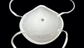 A tiny, lightweight magnet on the outside of the mask affixes FaceBit device to the mask interior