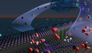 A nanoscale feedback loop: AI informs the high-throughput, tip-based synthesis of nanomaterial megalibraries, and structural and functional data gathered based on rapid screening are fed back into the model to inform subsequent experiments.