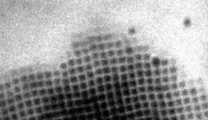 Synchronized liquid-phase TEM video of roughened growth of a crystal from gold concave nanocubes and the corresponding displacement field.