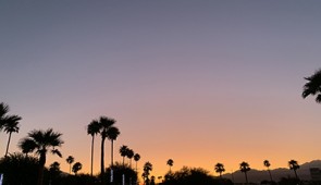 Sunset in Desert Hot Springs, California