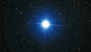 Visualization of "Twinkle, Twinkle, Little Star" played through three sizes of massive stars.
