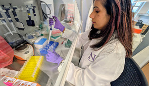 Study first author Saini in Abdel-Mohsen's lab