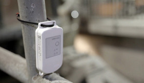 A temperature sensor, placed underground beneath the Chicago Loop.