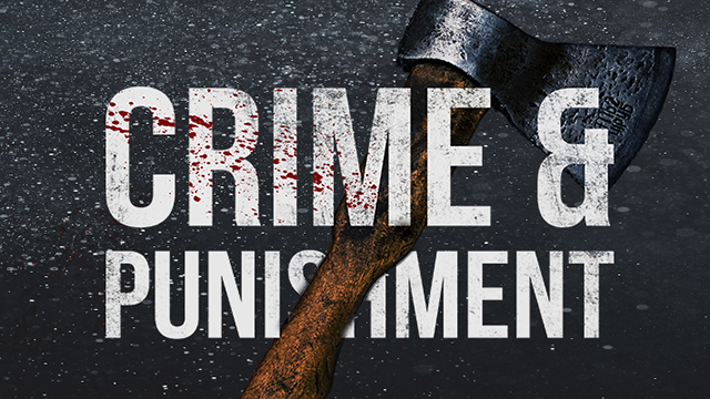 Promotional illustration for "Crime and Punishment"