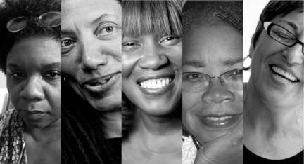The five poets who will take part in a roundtable discussion at "Black Women as Giants: A Celebration of Gwendolyn Brooks."
