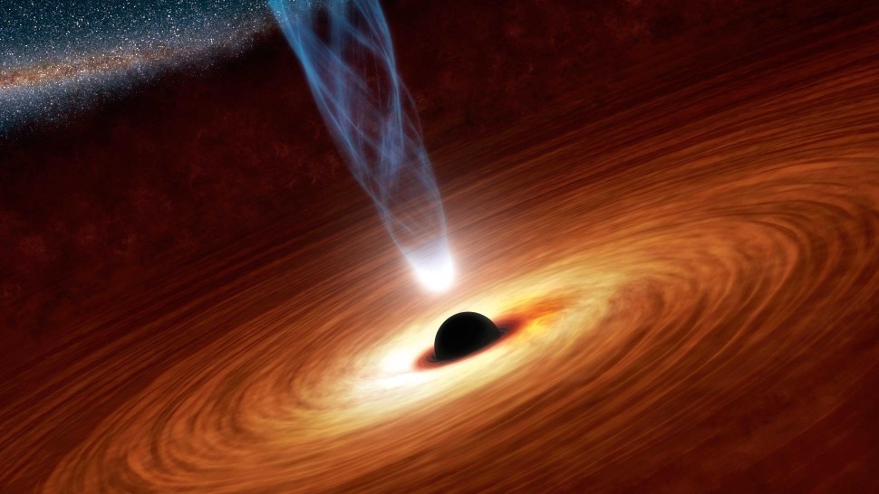 A black hole in outer space