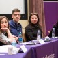 From left to right, Jenny Hagel, Rob Cohen, Jill Leiderman and Jen Spyra.