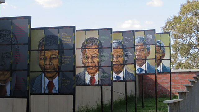 An exhibit on Nelson Mandela at the Apartheid Museum in Johannesburg, South Africa (courtesy Erik Ponder).
