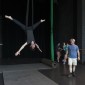 Noah Lapook and director David Catlin rehearse a scene from 'A Midsummer Night's Daydream'