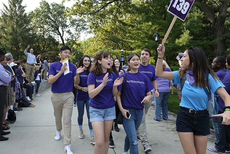 Wildcats March Through the Arch - Northwestern Now