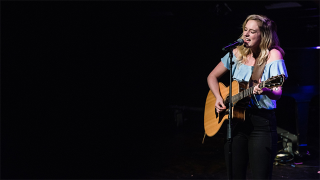 Mercer Project Songwriter Ava Suppelsa performs her song “With You In It” at the 2017 Songwriters in Concert event. Photography by Nemanja Zdravkovic