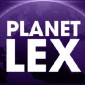 Illustration show Planet Lex on a purple background