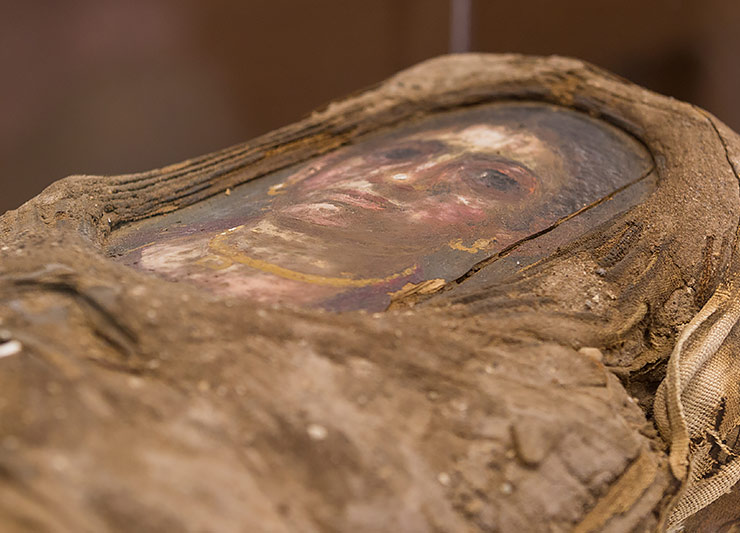 Mummy portrait from Roman Egypt