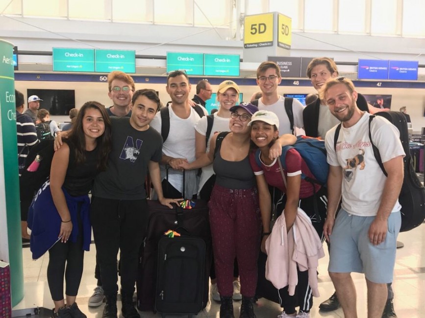 American Music Theatre Project students departing for Edinburgh