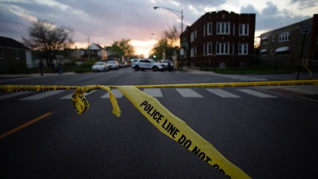 image with yellow crime scene tape