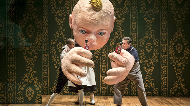 Anthony Irons, Christopher Donahue and John Gregorio in 'The Steadfast Tin Soldier.' Photo by Liz Lauren.