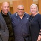 Gus Casely-Hayford, Chris Abani and Kathleen Bickford Berzock at the opening celebration for ‘Caravans of Gold.’ Photo courtesy @SeanSuPhoto