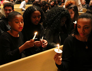 Candlelight vigil