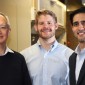 Nanograf founders with Harold Kung