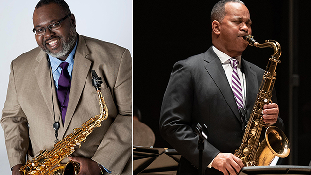 Sherman Irby, Victor Goines and Bienen jazz students perform April 20 in Galvin Hall
