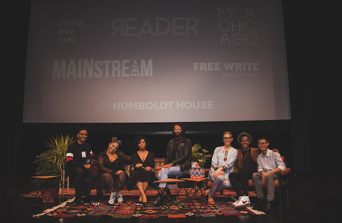 The staff of diverse tv platform Open Television at the MCA