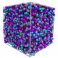 multiscale model of polymeric glass