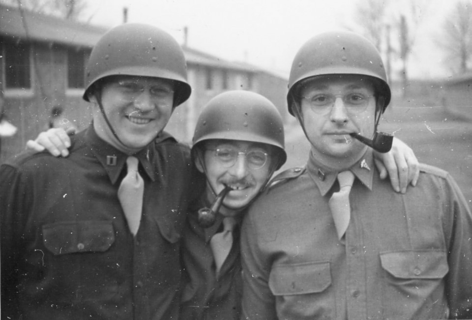James A. Conner and colleagues at Fort Benjamin Harrison, 1942