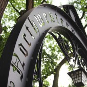 Image of arch with Northwestern University on it