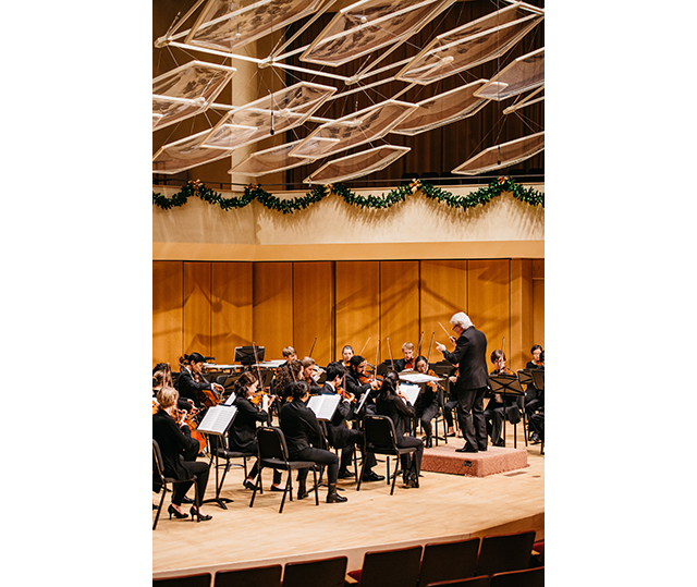 Bienen School of Music's Northwestern University Chamber Orchestra. Photo by Noah Frick-Alofs