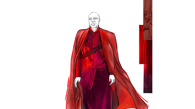 Costume rendering for The Wirtz Center production of 'Julius Caesar' Costume rendering for The Wirtz Center production of 'Julius Caesar'