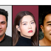 MFA Lab directors Hamid Dehghani, Ji Won Jeon and Alvin Chan