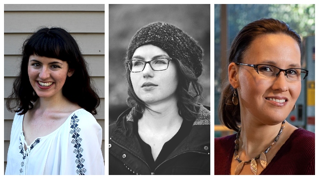 pictures of Lois Biggs, Bonne Etherington and Alissa Baker