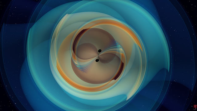 gravitational waves black hole simulation