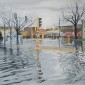'Des Plaines McDonald's' from the 'Chicago and the Rain' series by Meredith Leich 