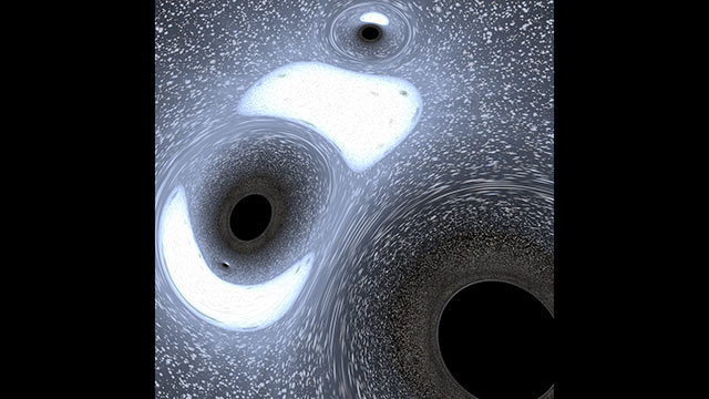 gravitational waves black hole cluster