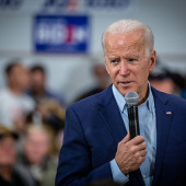 Joe Biden at McKinley Elementary School in Des Moines. Source: Wikipedia