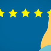an illustration showing a star rating