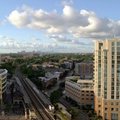 Evanston aerial photo