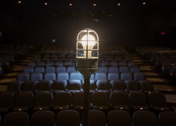 ghost light with theater seats